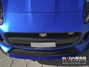 Jaguar F-TYPE Exterior Trim - Carbon Fiber -  Front Center Splitter Lip